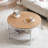 31.5" Round Farmhouse Coffee Table-592380431