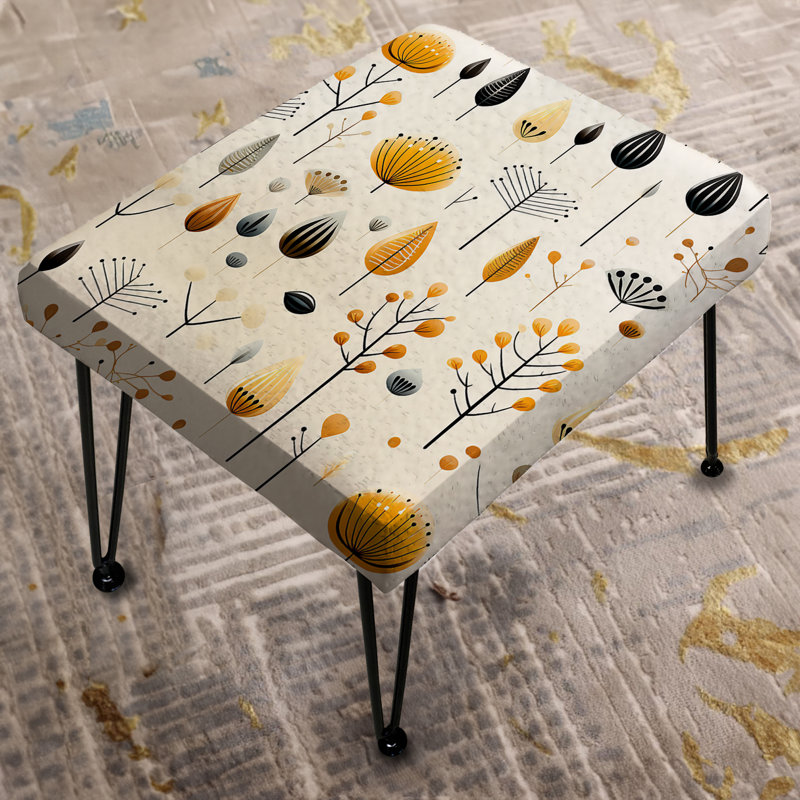 Scandinavian Midcentury Harmony I - Repose-pieds rectangulaire Mid-Century