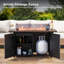 Table de foyer d'extérieur au propane 55 000 BTU l 43 po x P 24 po Underclift
