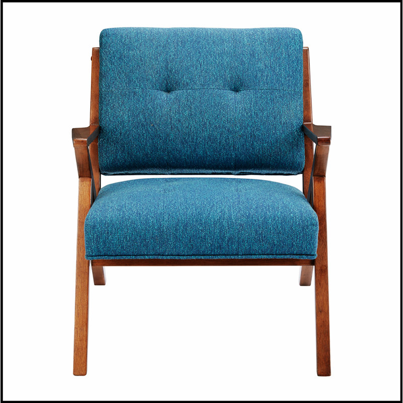 Chaise longue capitonnée en polyester pacane avec sièges confortables et design polyvalent pour les intérieurs modernes