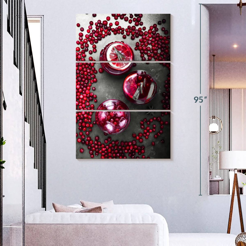 Yarlin Juicy Cranberry Cocktail, 74" H x 48" W
