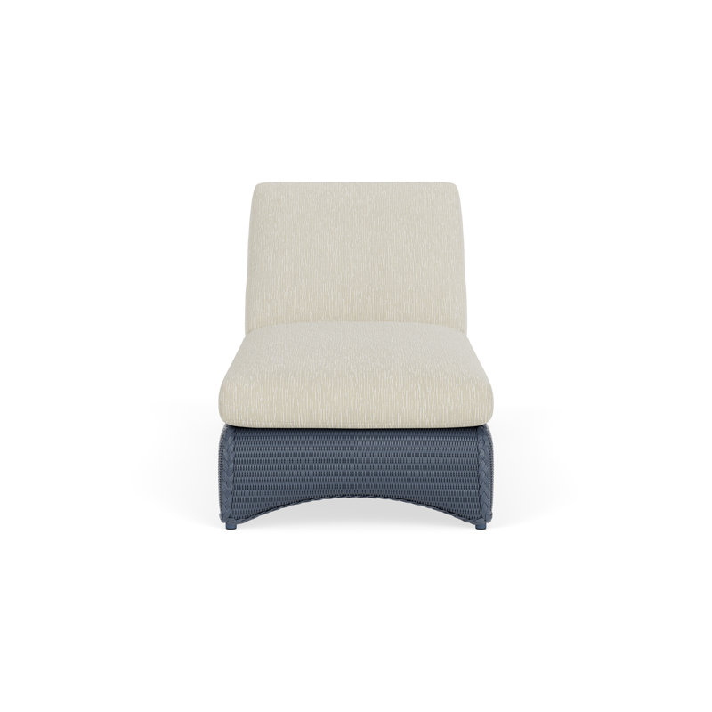 Loom Outdoor Chaise Lounge, Denim Blue, Deering Cadet