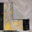 Tapis jaune / noir / gris en polypropylène tissé à la machine Bionda-1426068610