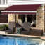Garden Patio 3m W x 2.5m D Retractable Angle Adjustable Awning-105468694-70091799