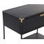 Table de chevet Tristy - noir