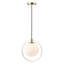 Luminaire suspendu sphère 1 lumière DEL Dontario