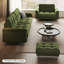 Canapé modulaire en polyester vert-1483464890