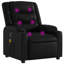 Fauteuil inclinable de massage Vidaxl noir-97814435-128717595