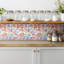 Self Adhesive Vinyl Splashback Wall Tiles Sticker Peel Stick set 9 pieces 30x30 cm Colorful fruits