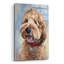 Art mural en verre Red Barrel Studio® «Dogs Goldendoodle» par Lindsay Kivi-1868681542