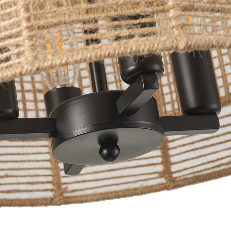Luminaire suspendu en fer 4 lumières