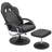 Upholstered Reclining Swivel Chair with Adjustable Angle and Footrest-944131741
