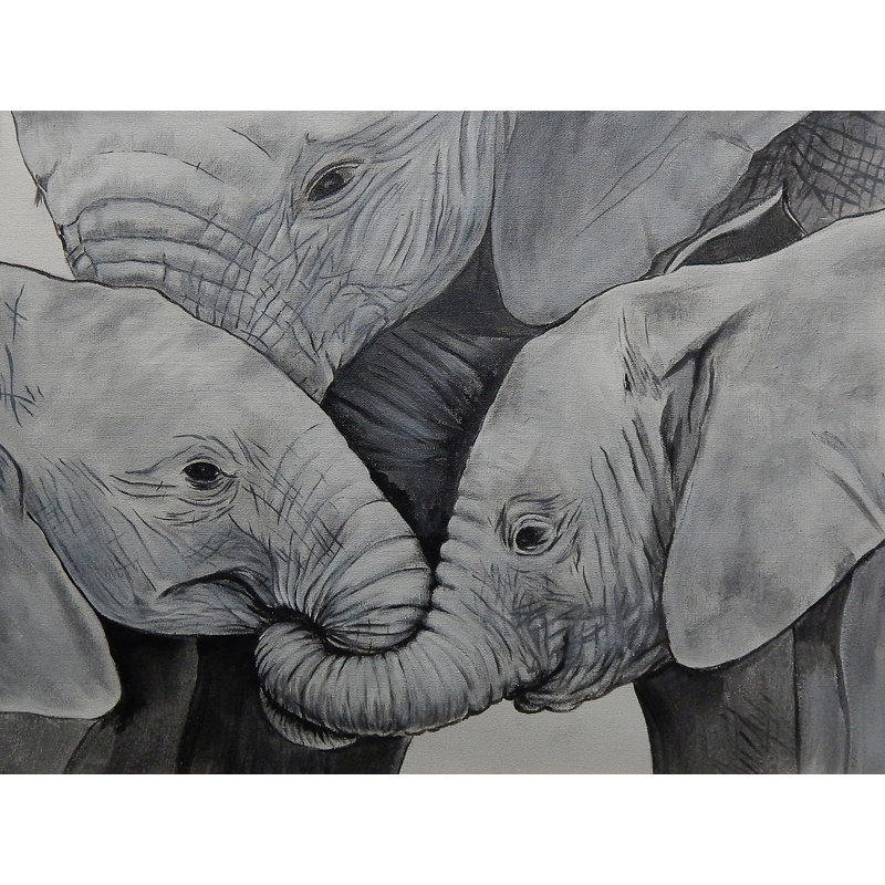 «Trunk Love» par Ed Capeau - Reproduction d'art sur papier sans cadre
