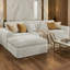 Canapé en éponge à haute résilience de 108 pouces avec coussins de nuage à double couche et configuration modulaire flexible.-420772960-420772970