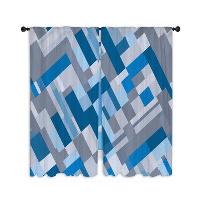 Paire de rideaux obscurcissant en polyester Benjamin