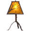 Rustic Lodge Tripod Table Lamp