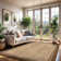 Beige/Brown Geometric Indoor/Outdoor Rug