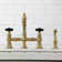 Duchess Double Handle Kitchen Faucet with Side Spray