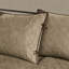 Collection de literie pour lit de jour - brun, simili suède, style rustique