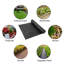 4*100Ft Black Weeding Cloth Polyethylene Foldable