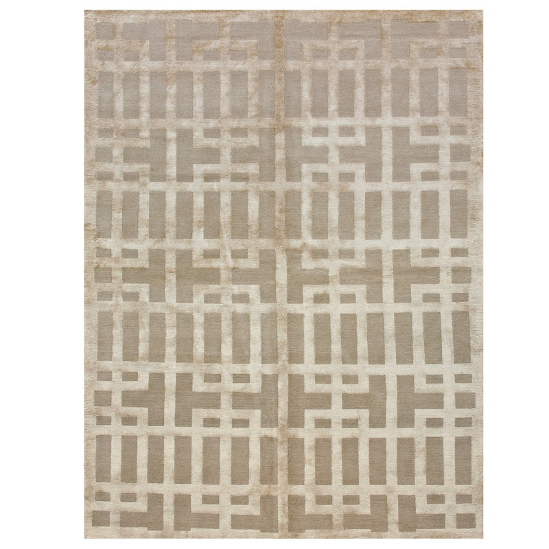 Geometric Area Rug, Rectangle 4' x 6'