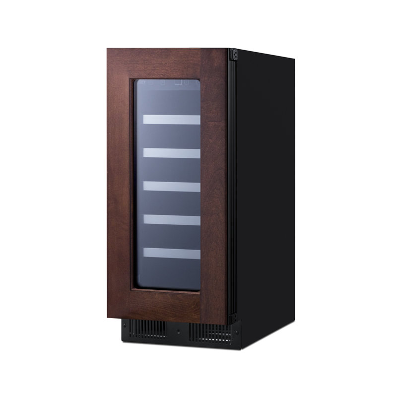 Summit Appliance 15" Wide Panel Ready Built-In ADA Compliant Wine Cellar (Panel Not Included), Right Handed
