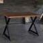 Bureau d'ordinateur contemporain contemporain / table de couloir Nova Nova avec pieds en bois franc durable et en métal pour une utilisation polyvalente