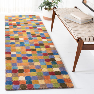 Candelo Hand Tufted Wool Polka Dots Rug