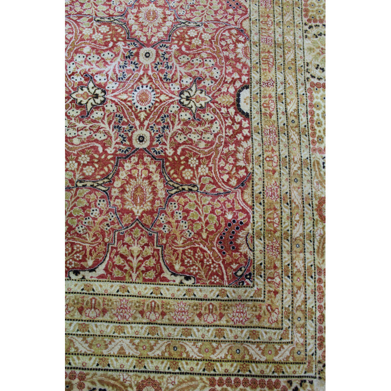 Tabriz One-of-a-Kind 11'10" x 12'1" New Age Area Rug in Red/Rust