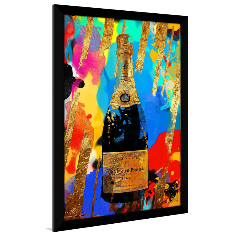 « multibouteille », impression encadrée, H 27,5 po x l 21,5 po x P 0,75 po