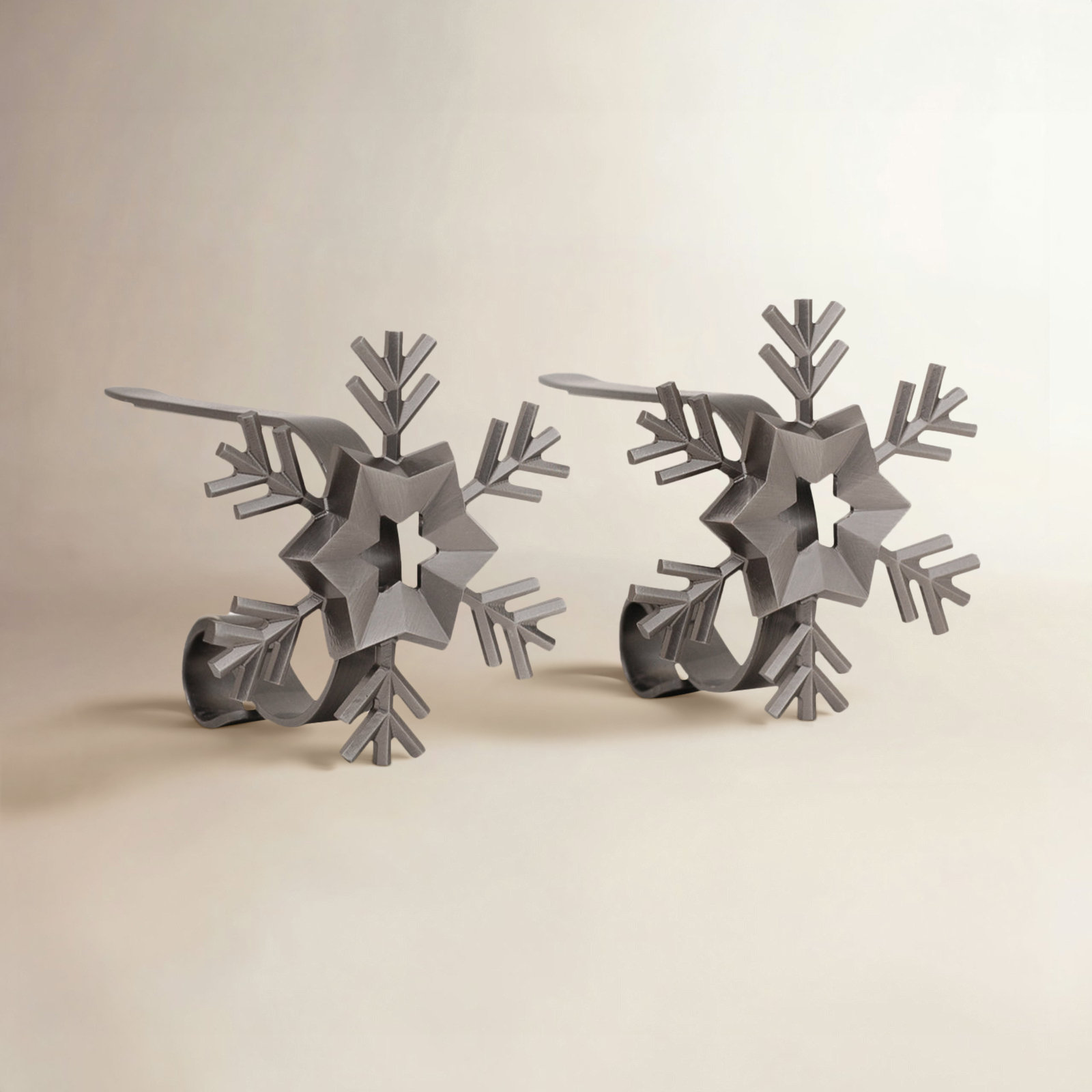 Stocking Holder, Pewter