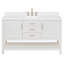 Meuble-lavabo sur pied simple 60 po avec plateau en quartz Abby-94003812