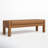 Ivy Faux Leather Upholstered Bench