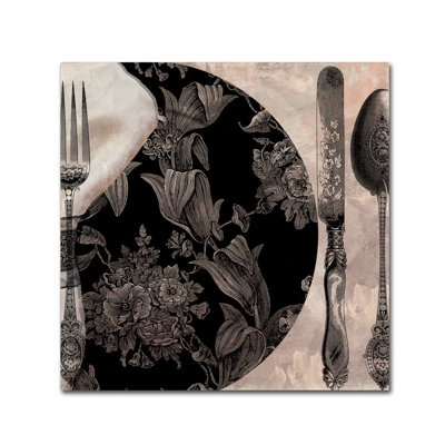 « victorian table i » par la boulangerie couleur, impression sur toile tendue