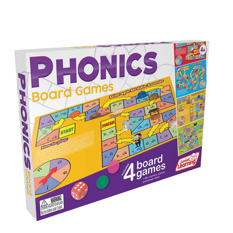 Phonics Learning Educational Board Games