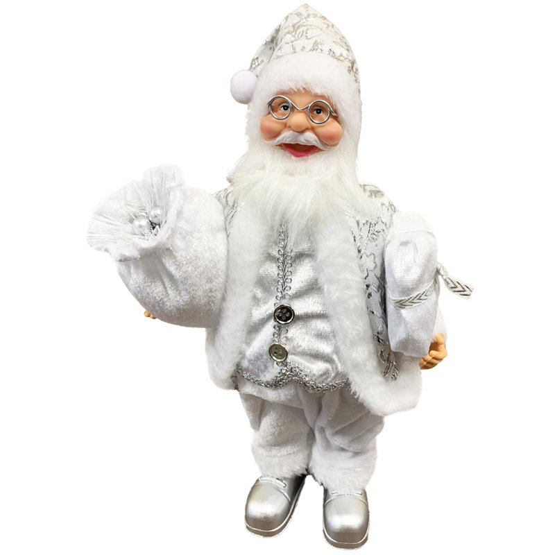12" Winter White Claus