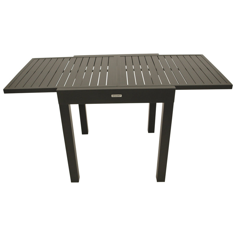 Rectangular Metal Outdoor , 140cm cm W 70cm cm D, Grey/Brown/Blue