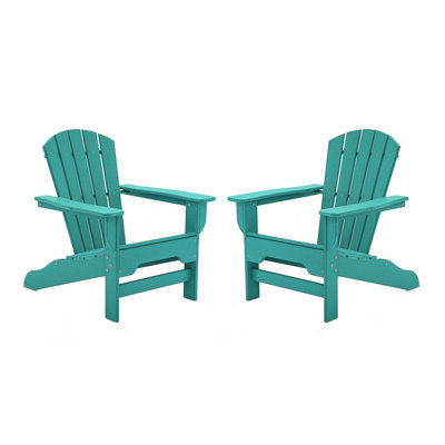 Willene Outdoor Adirondack Set