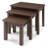 Setterlund Dark Walnut Solid Wood Nesting Tables