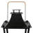 Accent black metal floor tabletop lantern