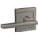 Custom Latitude Hall-Closet and Bed-Bath Lever with Upland Trim