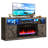 Zev Storage Credenza with Fireplace Included-2096524633-2092517491