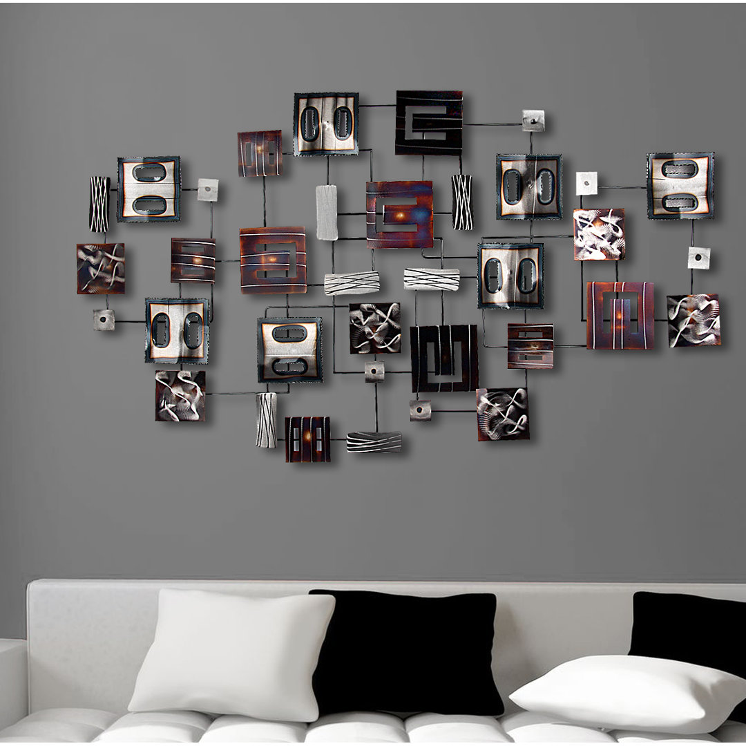 Composition Metal Painting Wall Décor