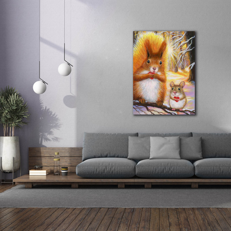 «Valentines For Friends7» par Bridget Voth, H 54 po x l 40 po x P 1,5 po