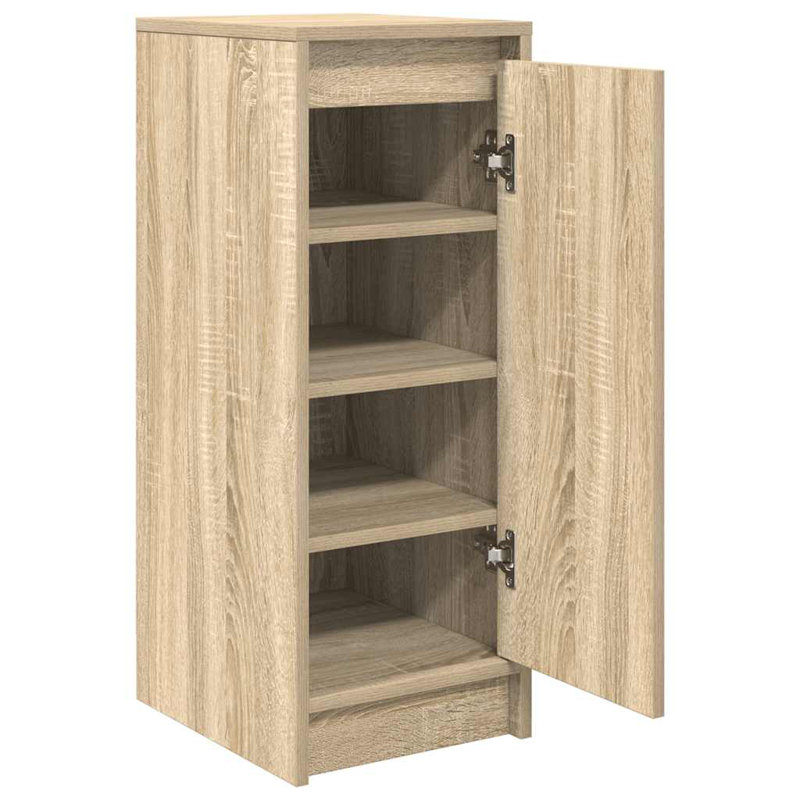 3 Pair Shoe Storage Cabinet, Sonoma Oak