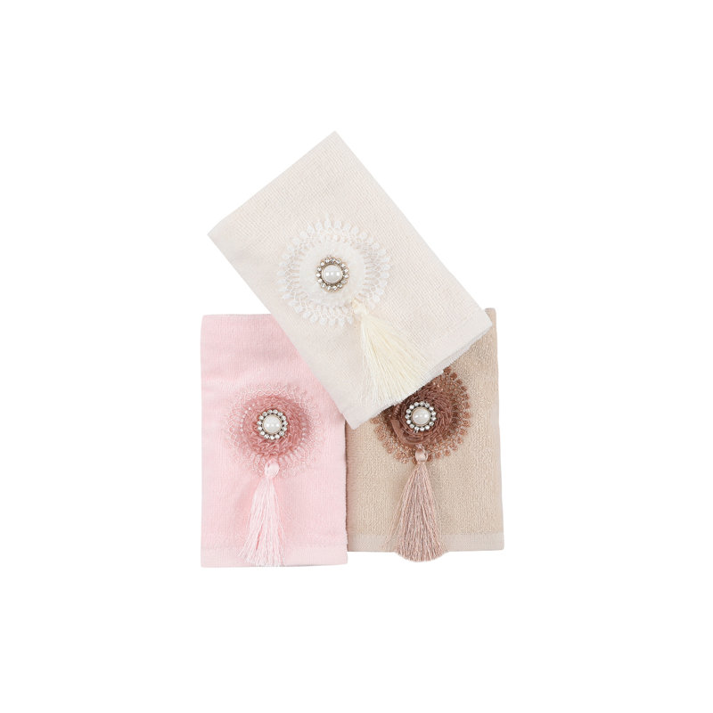 Ensemble 3 serviettes de bain 100% coton Puskul