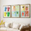Moka Pot Colorblock  -Custom Framed  Premium Print W Matt - 3 Pieces-230837130
