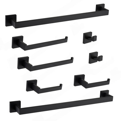 8 - Piece Bathroom Hardware Set