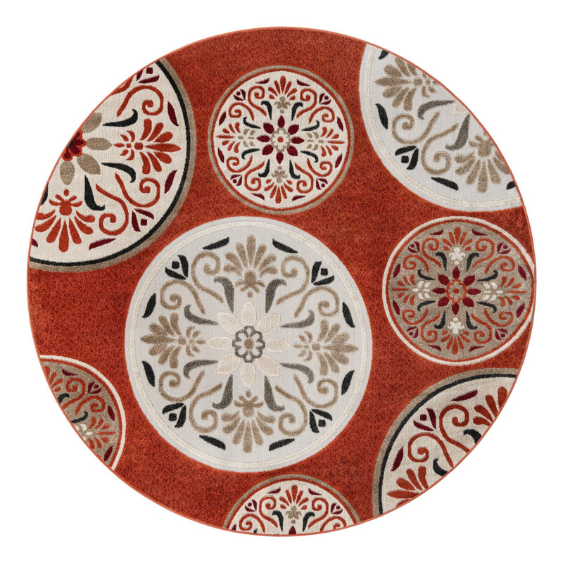 Tapis intérieur / extérieur Capus, Rond 7 pi 10 po