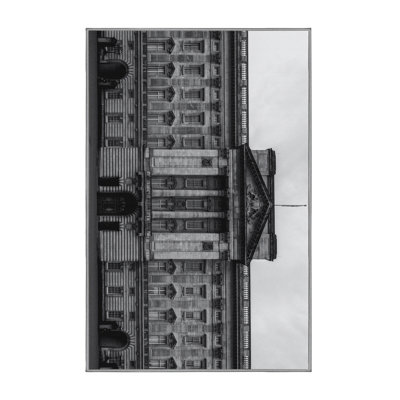 Tapis noir/gris